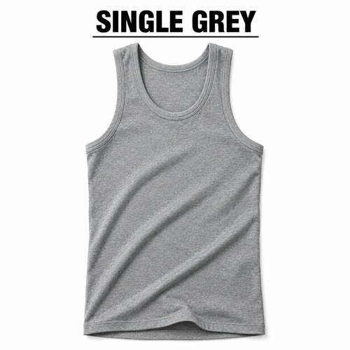 VEXO WEARS – Grey Ribbed Vest