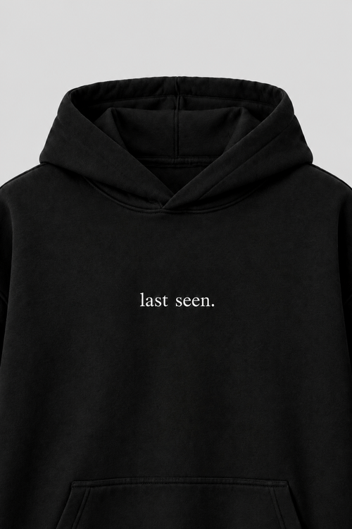 Last Seen – Vexo Wears Hoodie